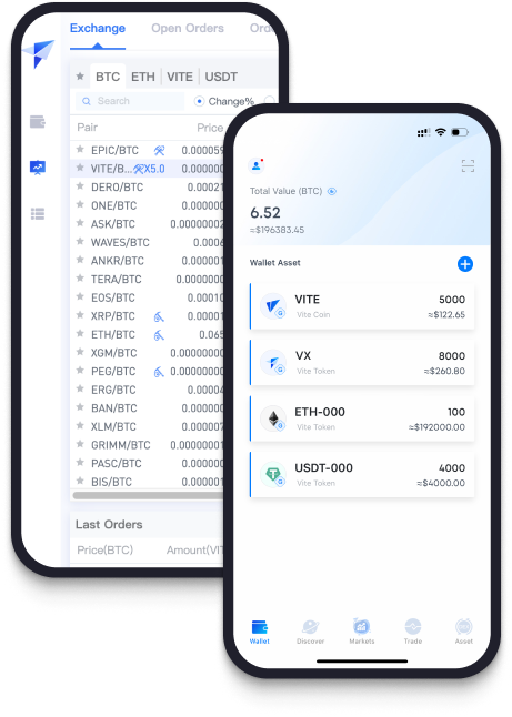 Vite Decentralized Exchange